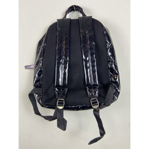 Vintage Hello Kitty Loungefly Embossed Black Faux Leather Backpack 2012 - Picture 2 of 16